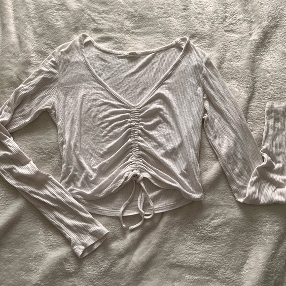 GARAGE CROPPED LONGSLEEVE SHIRT - Picture 2 of 2